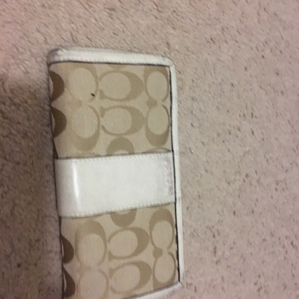 Coach zippered wallet